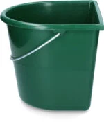 Secchio con lato piatto 15 l Verde – Vplast - immagine 3
