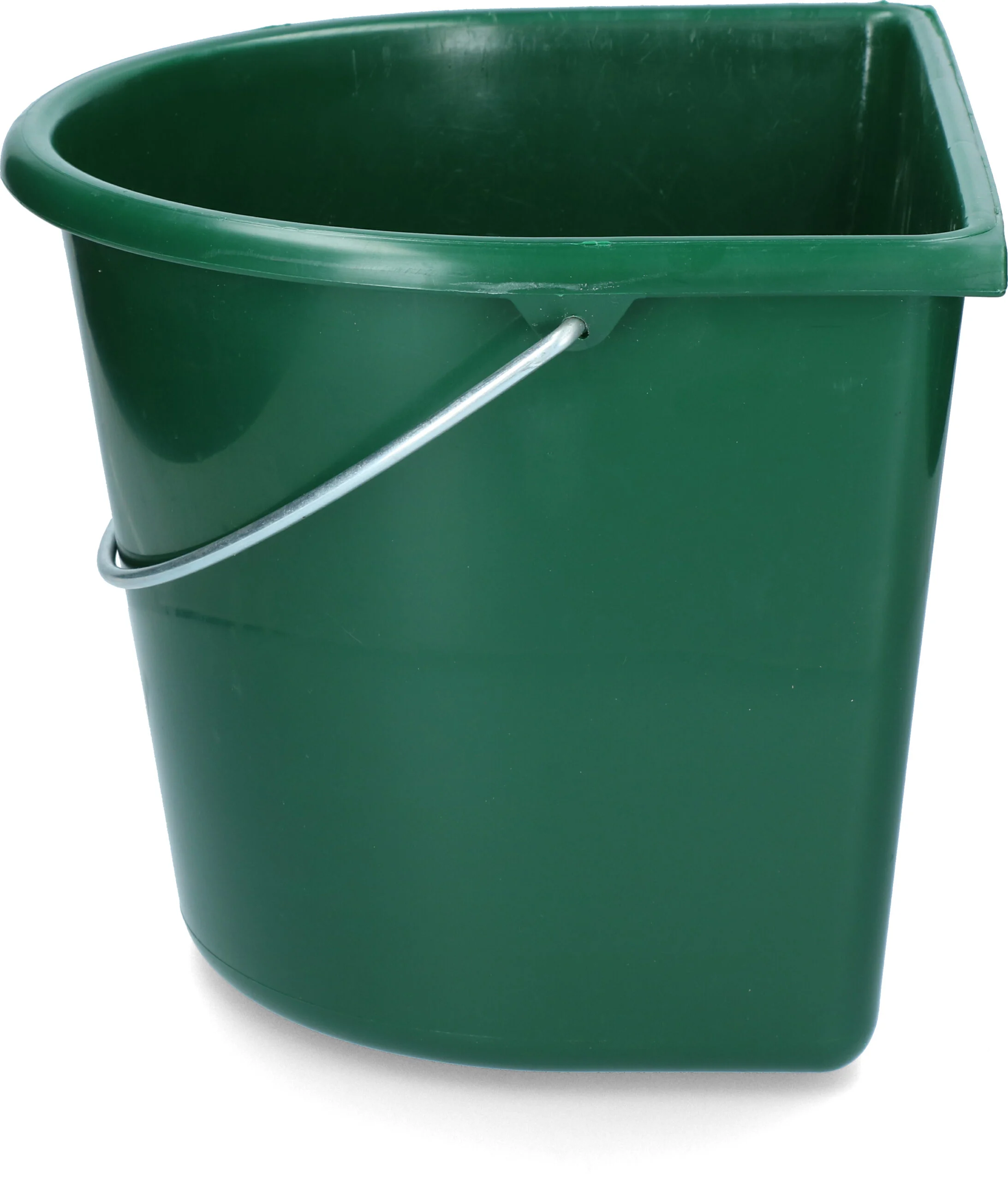 Secchio con lato piatto 15 l Verde – Vplast - immagine 3