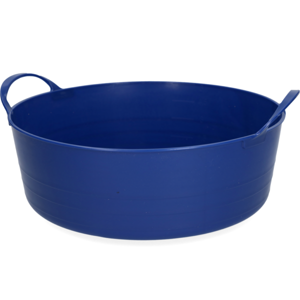 Secchio flessibile con due manici, 6 l, blu – Vplast V-Trug Flexi