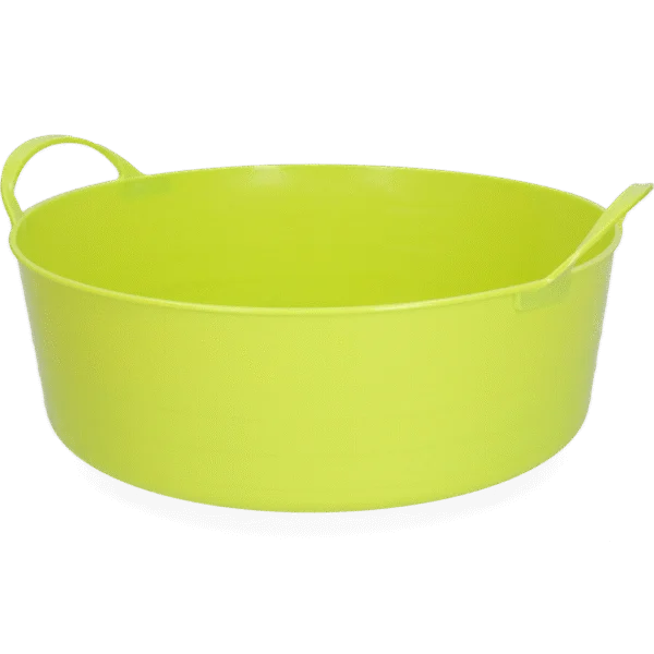 Secchio flessibile con manici, 6 l, verde lime – Vplast V-Trug Flexi
