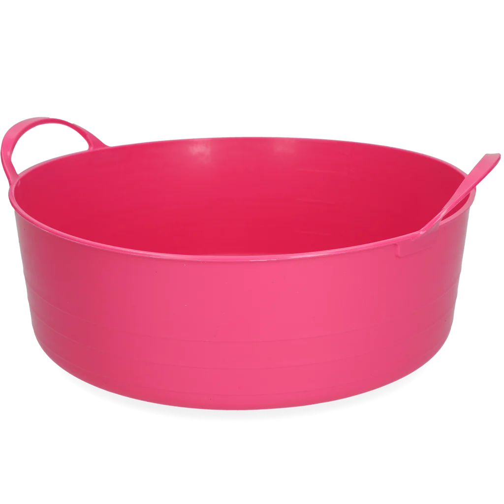 Secchio flessibile con maniglie, 6 l, rosa – Vplast V-Trug Flexi - immagine 1