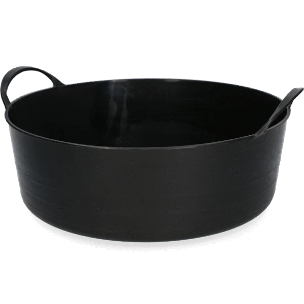 Secchio flessibile con manici, 6 l, nero – Vplast V-Trug Flexi