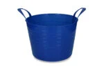Secchio flessibile con due manici, 14 l, blu – Vplast V-Trug Flexi