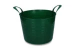 Secchio flessibile con due manici, 14 l, Verde – Vplast V-Trug Flexi
