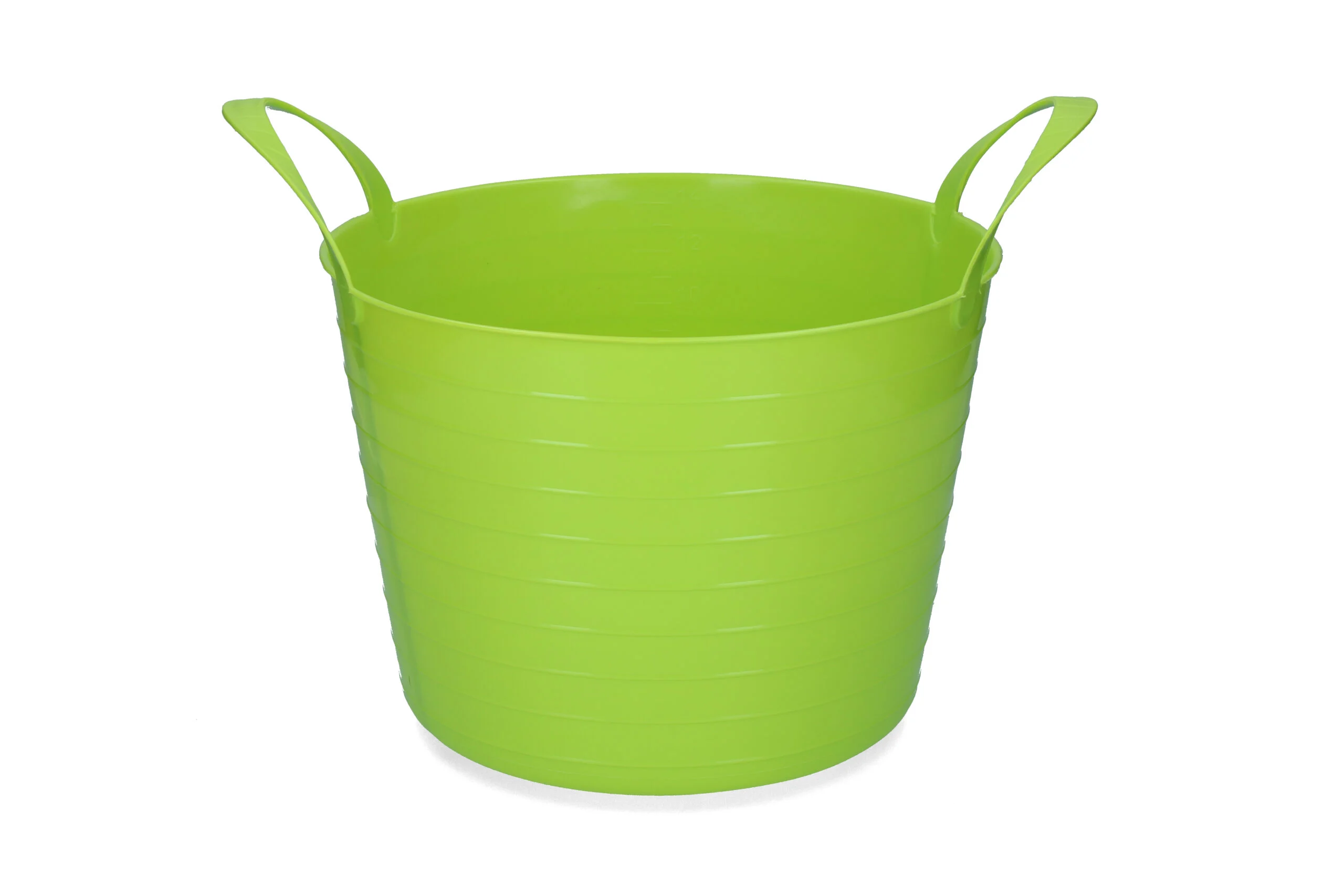 Secchio flessibile con due manici, 14 l, Lime – Vplast V-Trug Flexi - immagine 1