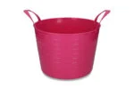 Secchio flessibile con due impugnature, 14 l, rosa – Vplast V-Trug Flexi