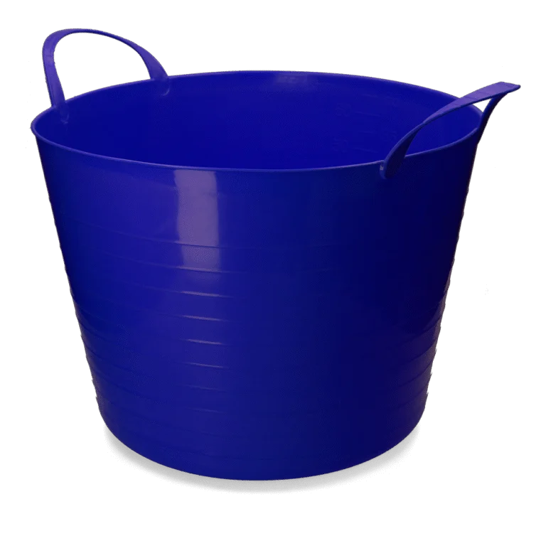 Secchio flessibile con maniglie, 65 l, blu – Vplast V-Trug Flexi