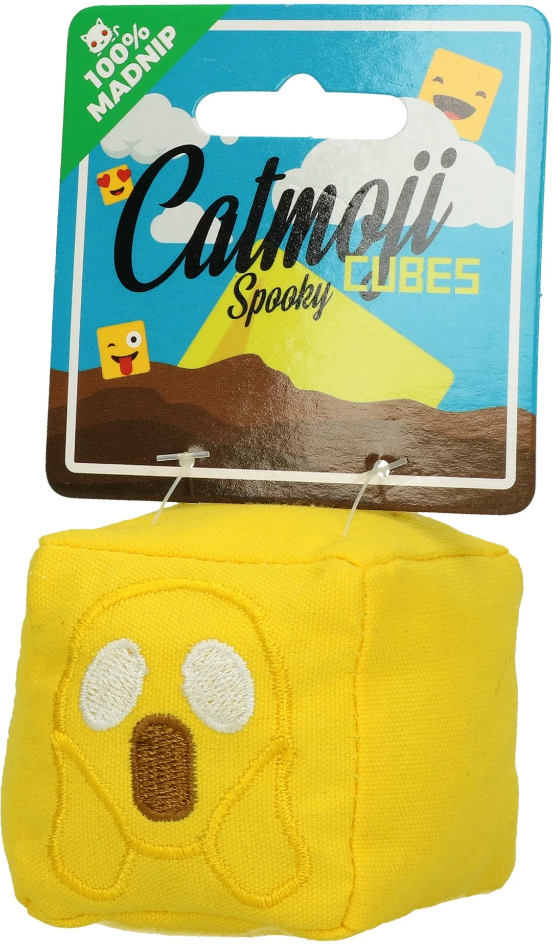 Cubo gioco per gatti con MADNIP, Ø 7 cm – Catmoji Cube Spooky - immagine 5