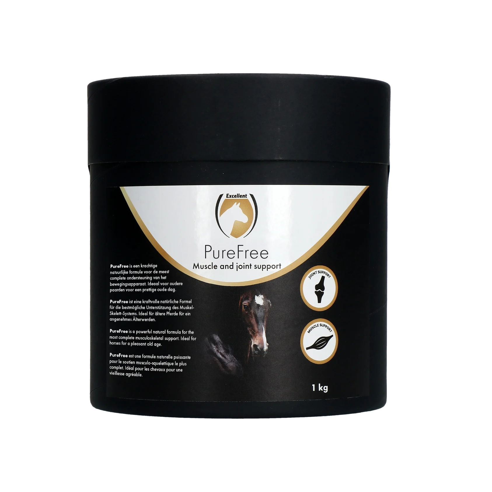 Integratore articolare per cavalli con MSM e curcuma, 1 kg – Excellent Horse PureFree - immagine 1