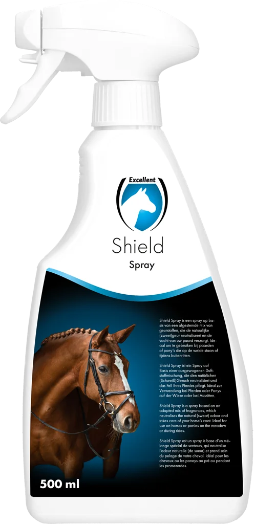 Spray neutralizzante degli odori per cavalli con profumazione, 500 ml – Excellent Horse Shield Spray - immagine 1