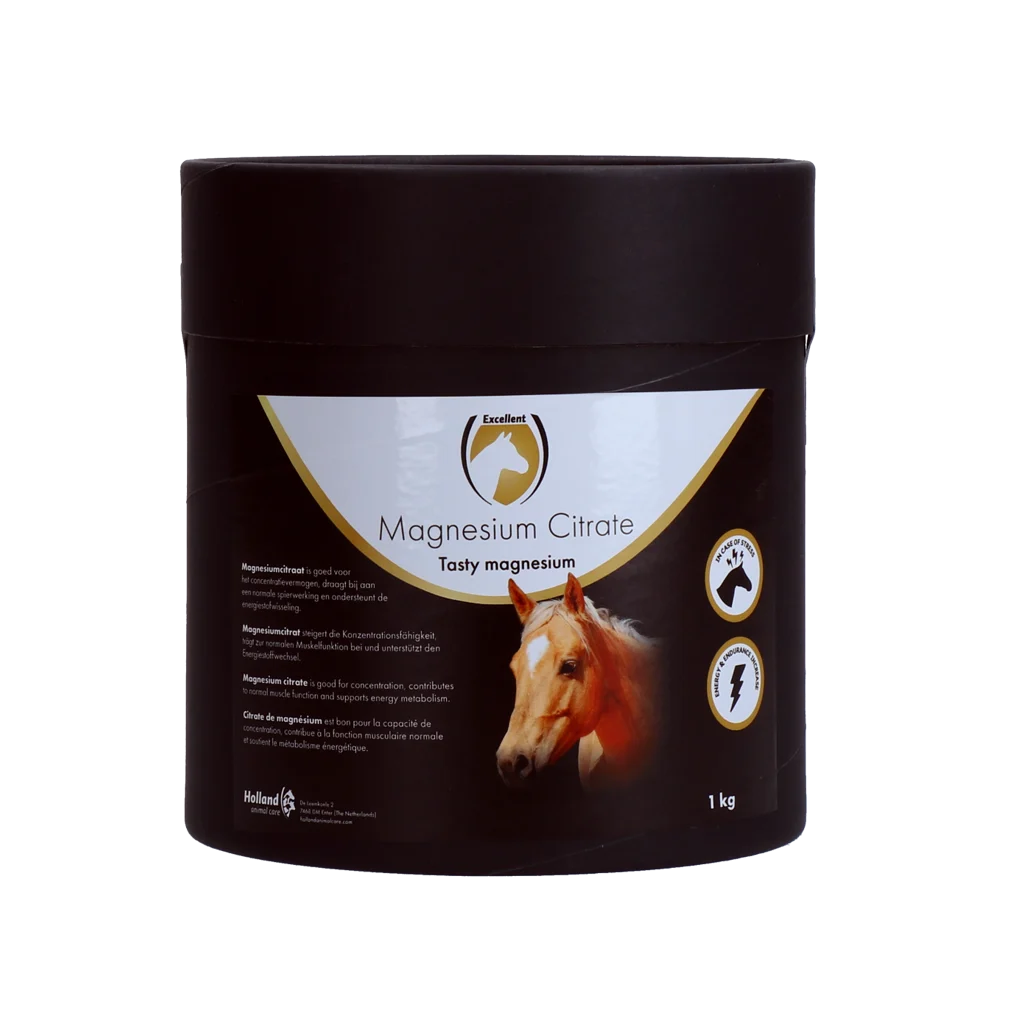 Citrato di magnesio per cavalli, 1 kg – Excellent Horse Magnesium Citrate - immagine 1