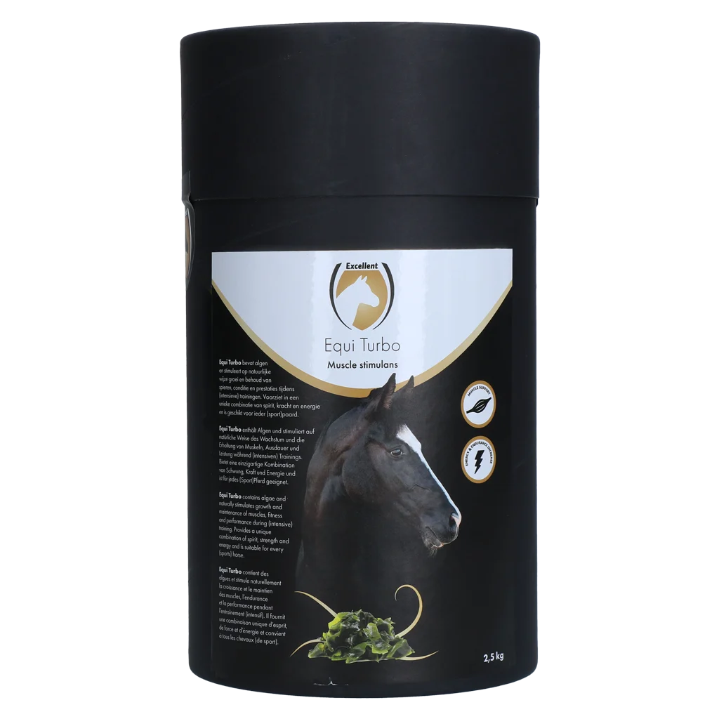 Integratore per la muscolatura dei cavalli con alghe, 2,5 kg – Excellent Horse Turbo - immagine 1