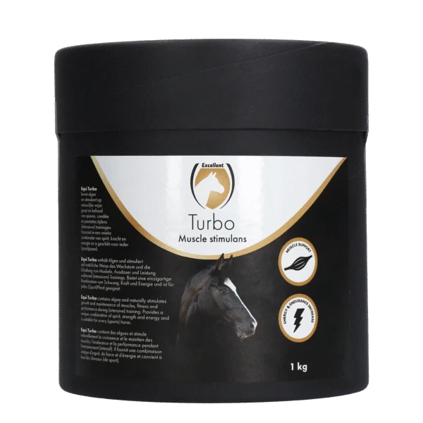 Integratore muscolare per cavalli con alghe, 1 kg – Excellent Horse Turbo