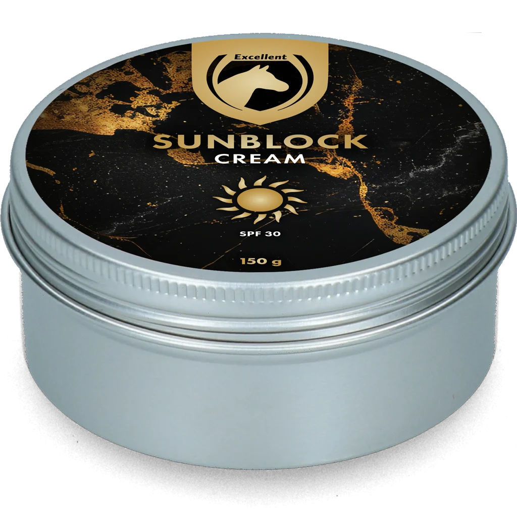 Crema solare per cavalli e pony, 150 g – Excellent Horse Sunblock Cream SPF 30 - immagine 2