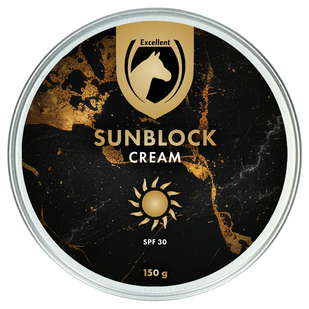 Crema solare per cavalli e pony, 150 g – Excellent Horse Sunblock Cream SPF 30 - immagine 4
