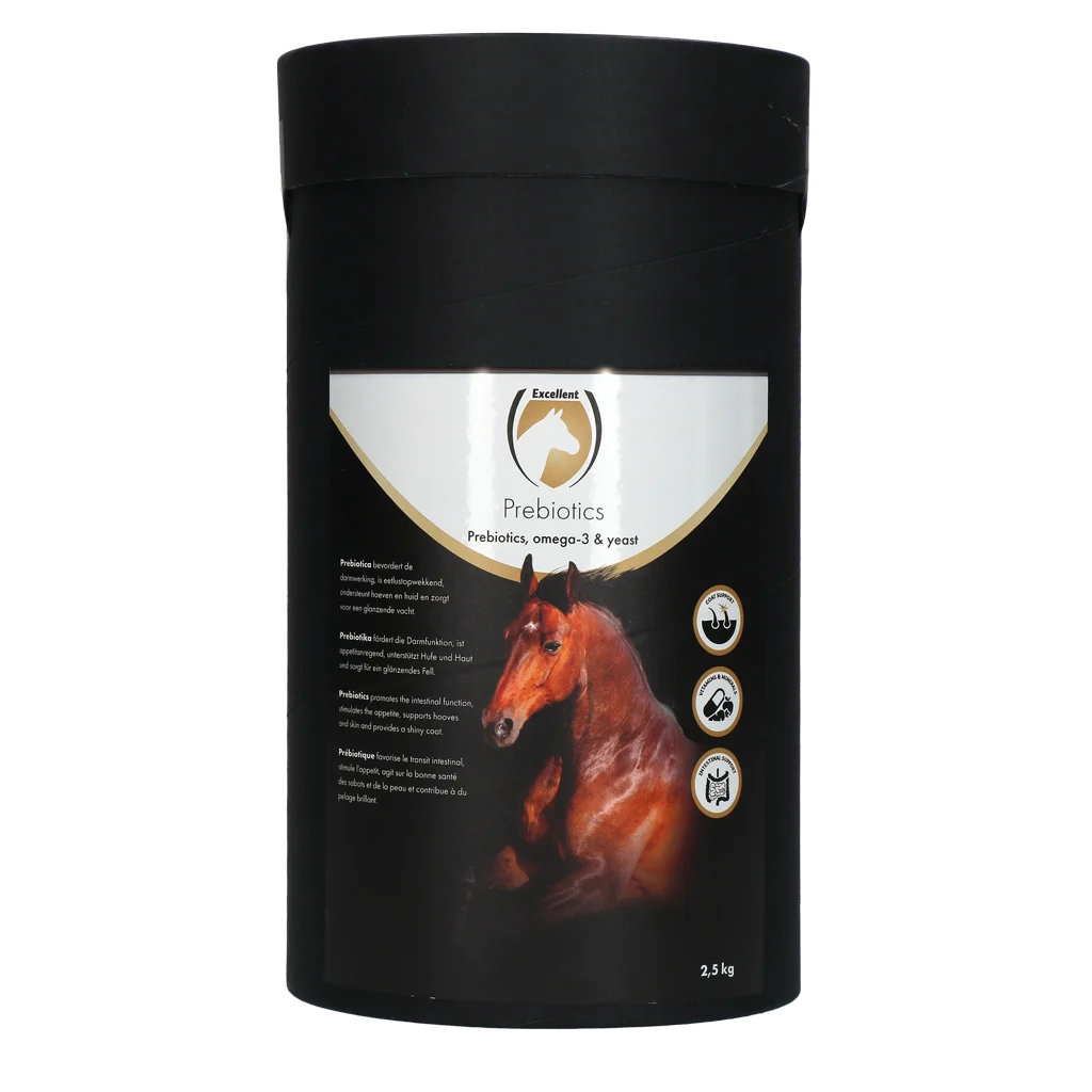Prebiotici per cavalli con Omega 3 e lievito, 2,5 kg – Excellent Horse Prebiotics - immagine 1