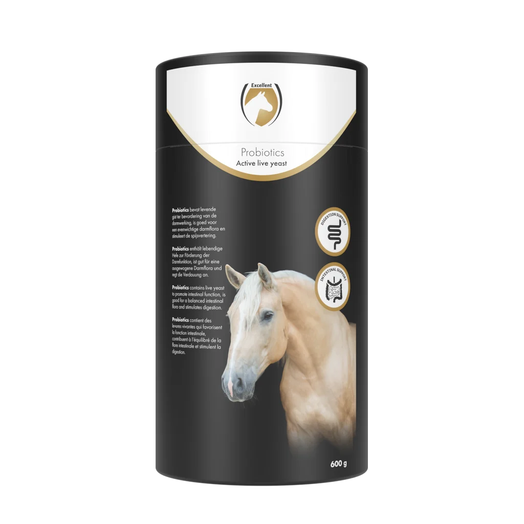 Probiotici in polvere per cavalli, 600 g – Excellent Horse Probiotics - immagine 1