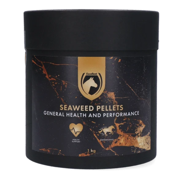 Pellet di alghe marine con minerali per cavalli, 1 kg – Excellent Horse Seaweed Pellets