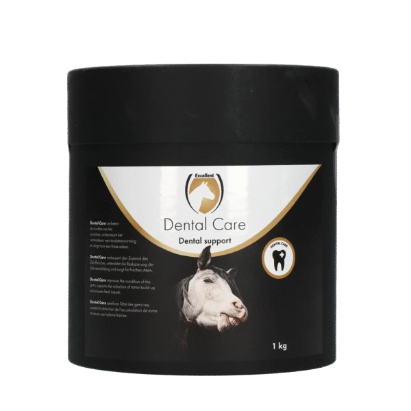 Integratore per l’igiene orale dei cavalli con verdure ed erbe essiccate, 1 kg – Excellent Horse Dental Care