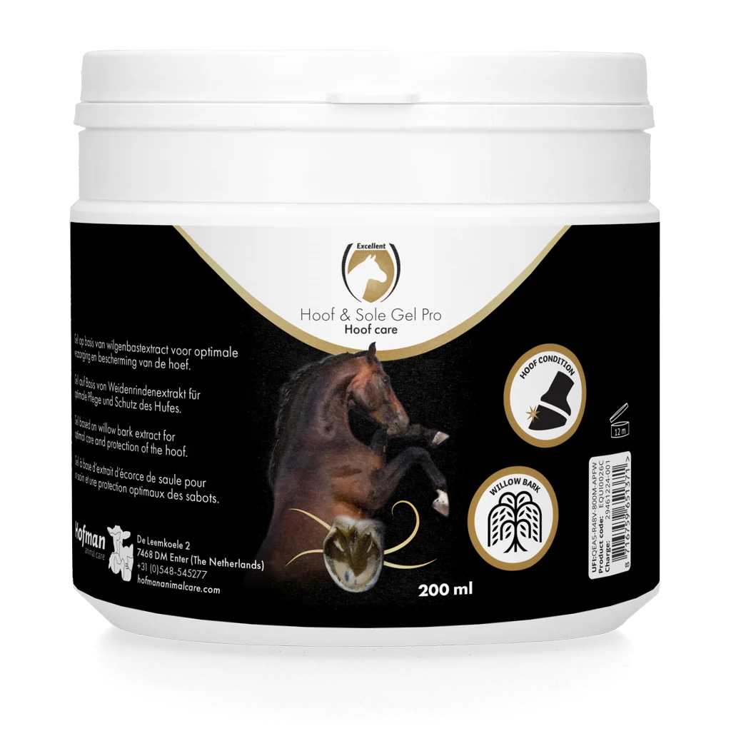 EQUI0026C.png Gel per zoccoli con acido salicilico, 200 ml – Excellent Horse Hoof & Sole Gel Pro - immagine 1