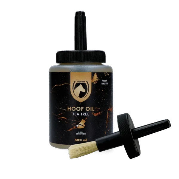 Olio per zoccoli con Tea Tree e pennello, 500 ml – Excellent Horse Hoof Oil Tea Tree