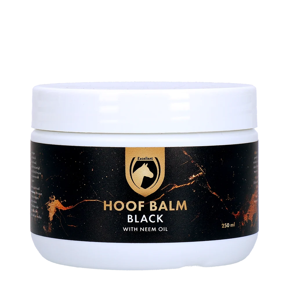 Balsamo per zoccoli con olio di neem, nero – Excellent Horse Hoof Balm met Neem Oil Black - immagine 1