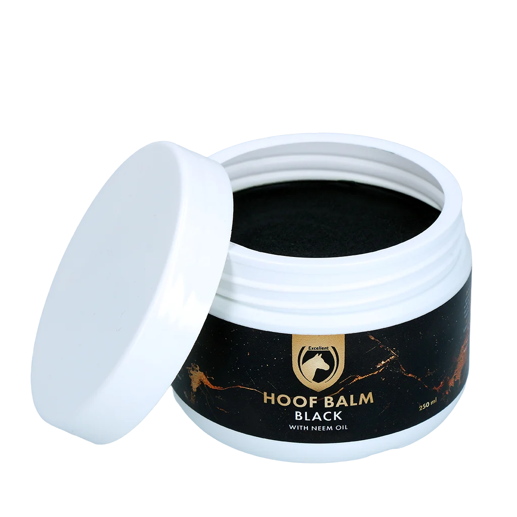 Balsamo per zoccoli con olio di neem, nero – Excellent Horse Hoof Balm met Neem Oil Black - immagine 2