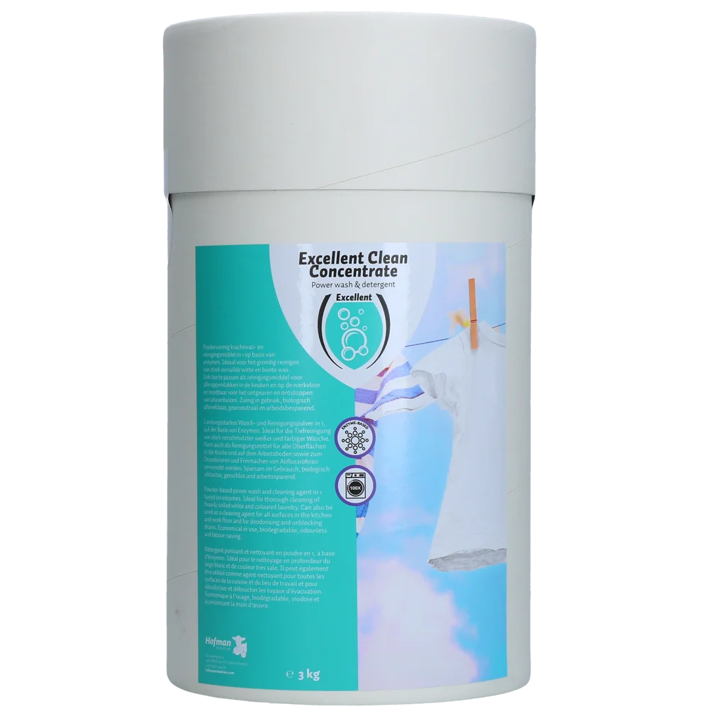 Detersivo in polvere per capi bianchi e colorati 3 kg – Excellent Schoon concentrato per tutti i tipi di bucato - immagine 1