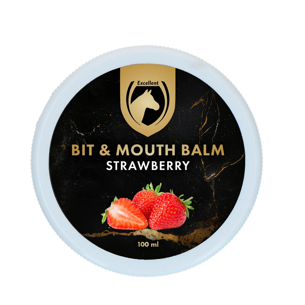 Balsamo per la bocca dei cavalli, fragola, 100 ml – Excellent Horse Bit & Mouth Balm - immagine 2
