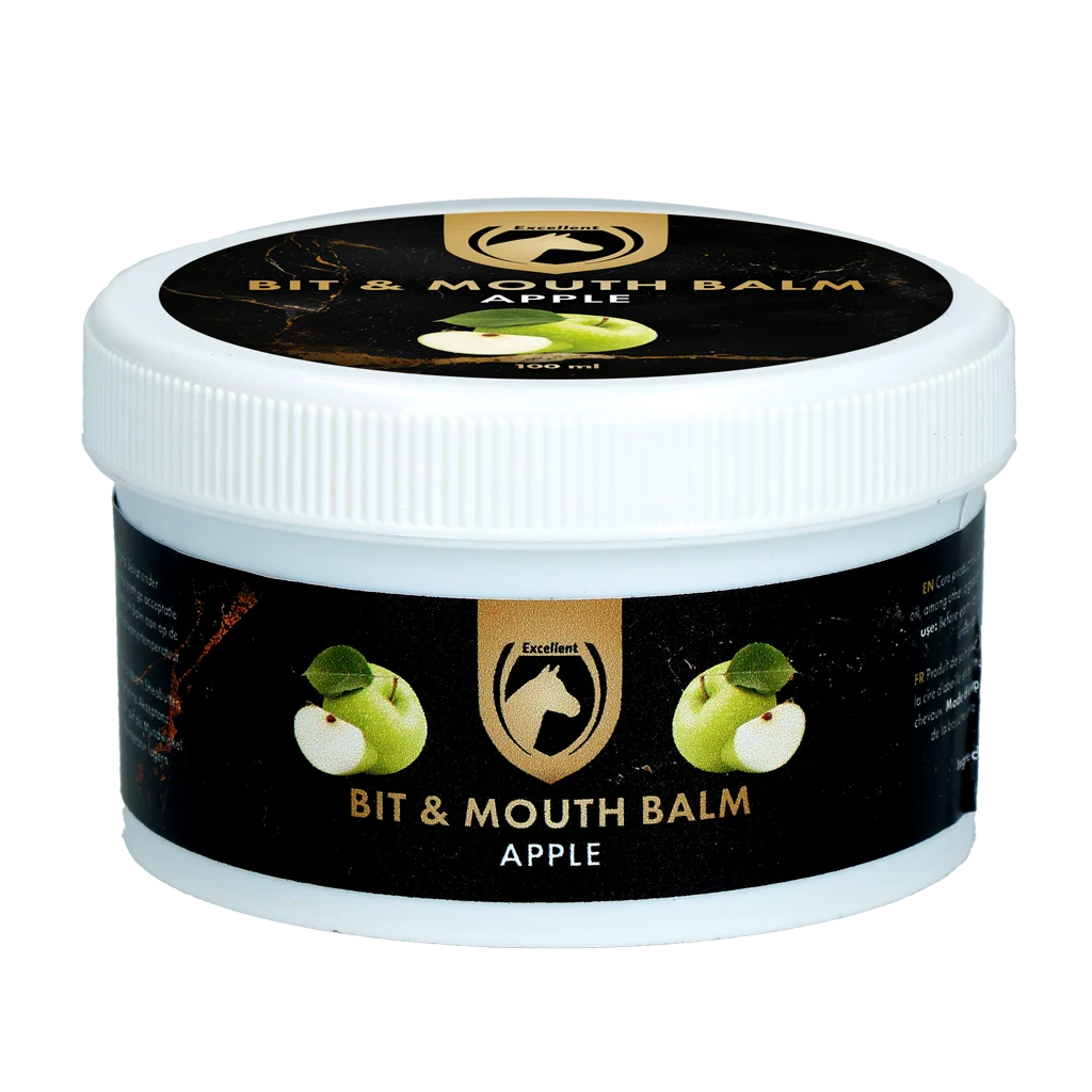 Balsamo per la bocca dei cavalli, mela, 100 ml – Excellent Horse Bit & Mouth Balm - immagine 1