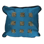 Sacco per fieno per cavalli, quadrato, blu, 62 x 55 cm – Excellent Horse Hay Pillow Slow Feeder