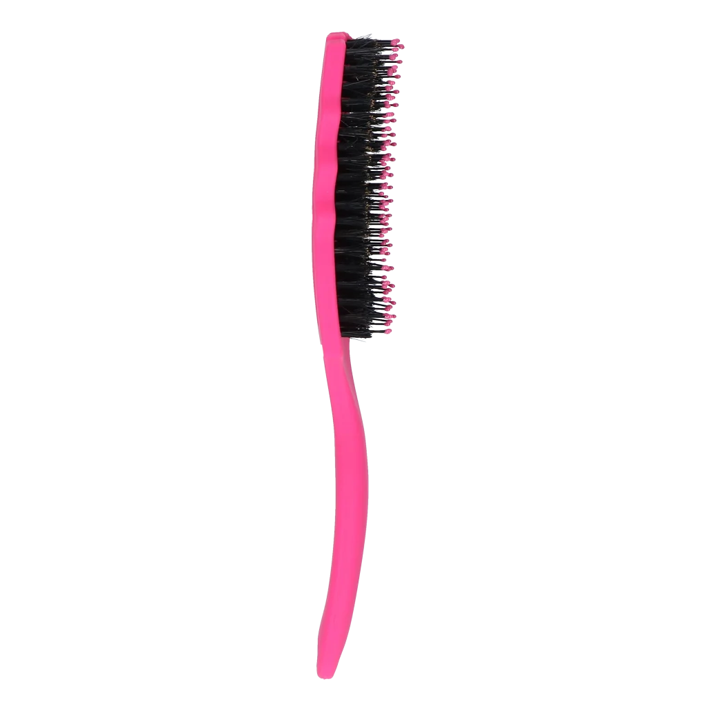Spazzola districante per criniera con setole di cinghiale, rosa – Excellent Horse Wave Brush - immagine 2