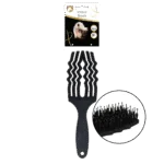 Spazzola districante per criniera con setole di cinghiale, nera – Excellent Horse Wave Brush