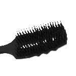Spazzola districante per criniera con setole di cinghiale, nera – Excellent Horse Wave Brush - immagine 4