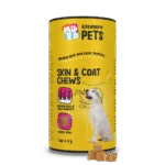 Integratore per cani per pelle e pelo, 120 snack morbidi da masticare – Excellent Pets Skin & Coat Soft Chews