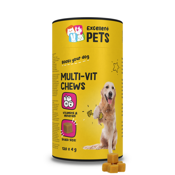 Snack masticabili multivitaminici per cani, 120 pezzi – Excellent Pets Multi-Vit Soft Chews