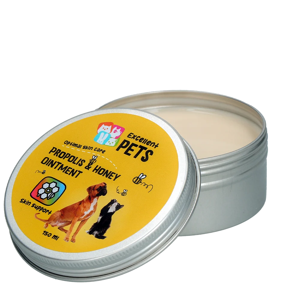 Unguento per la pelle con propoli e miele, 150 ml – Excellent Pets Propolis & Honey Ointment - immagine 1