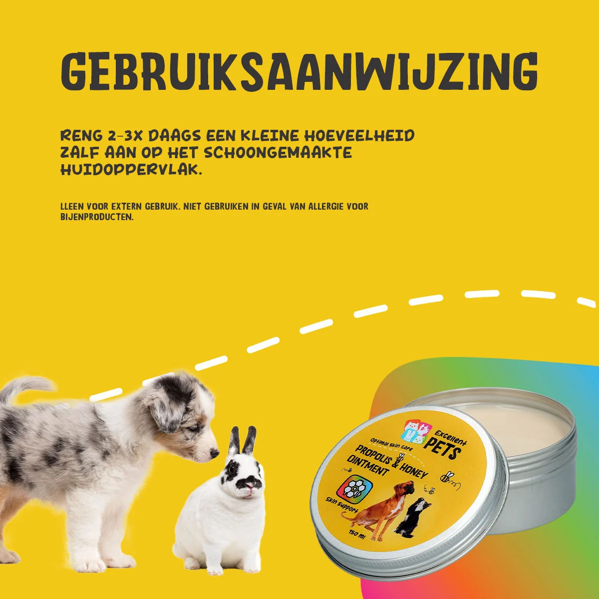 Unguento per la pelle con propoli e miele, 150 ml – Excellent Pets Propolis & Honey Ointment - immagine 6