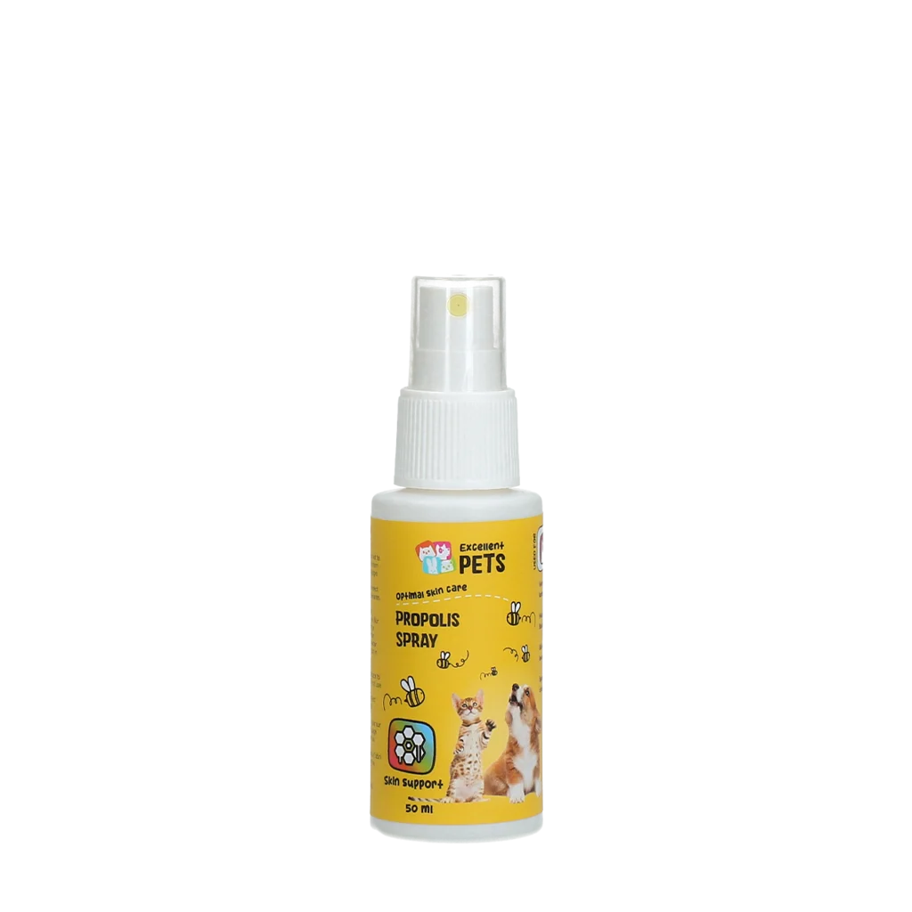 Spray per la cura della pelle con propoli, 50 ml – Excellent Pets Propolis Spray - immagine 1