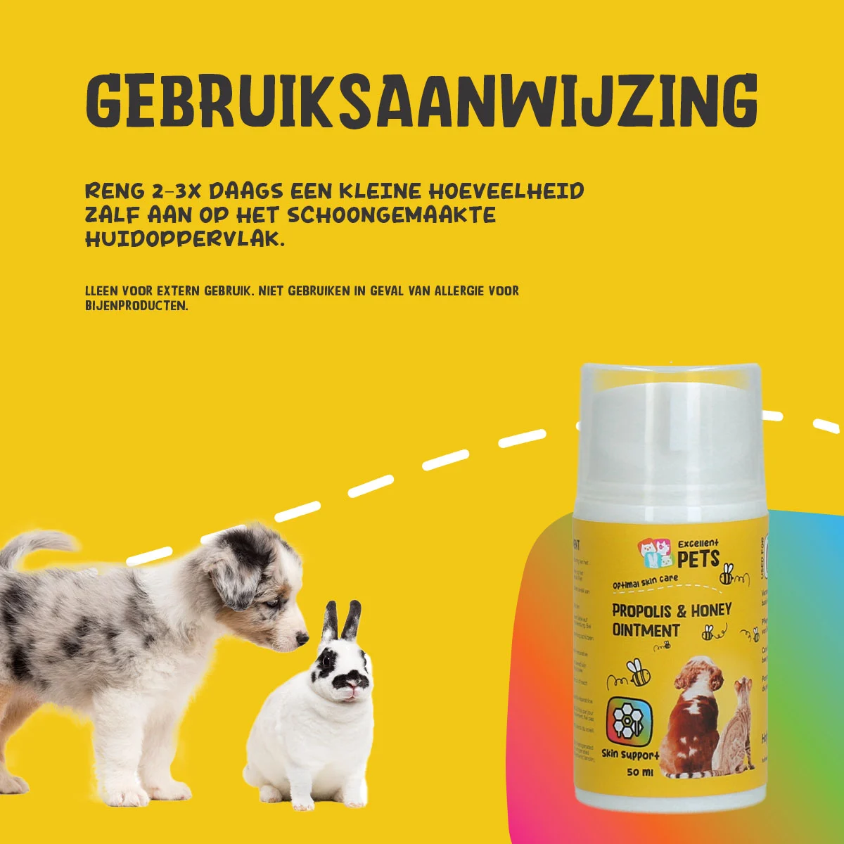 Unguento per la pelle con propoli e miele, 50 ml – Excellent Pets Propolis & Honey Ointment - immagine 6