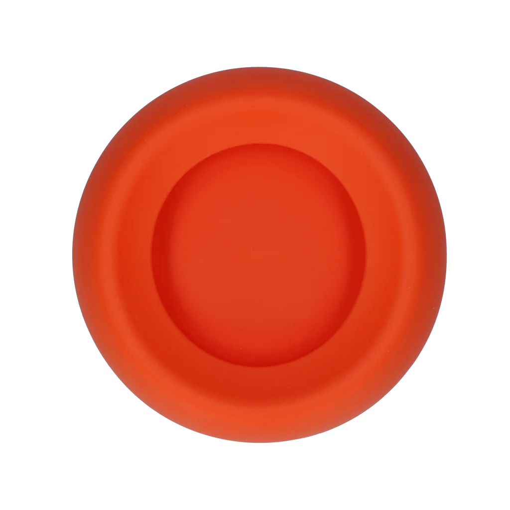 Ciotola in silicone per cani con bordo antispruzzo, 300 ml, arancione – Excellent Pets No-Spill Bowl - immagine 2
