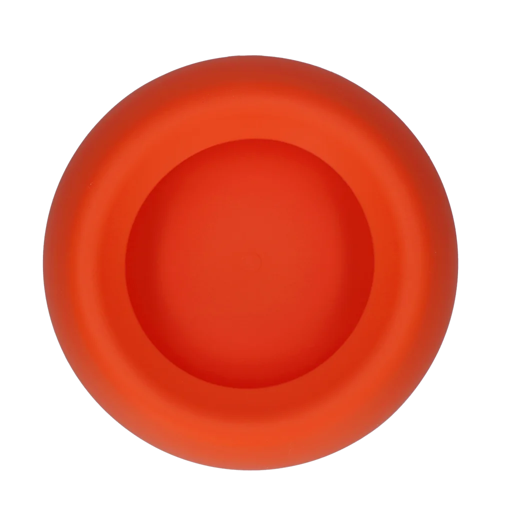 Ciotola per Cani in Silicone per Cibo e Acqua con Bordo Antisversamento, 800 ml Arancione – Excellent Pets No-Spill Bowl - immagine 2