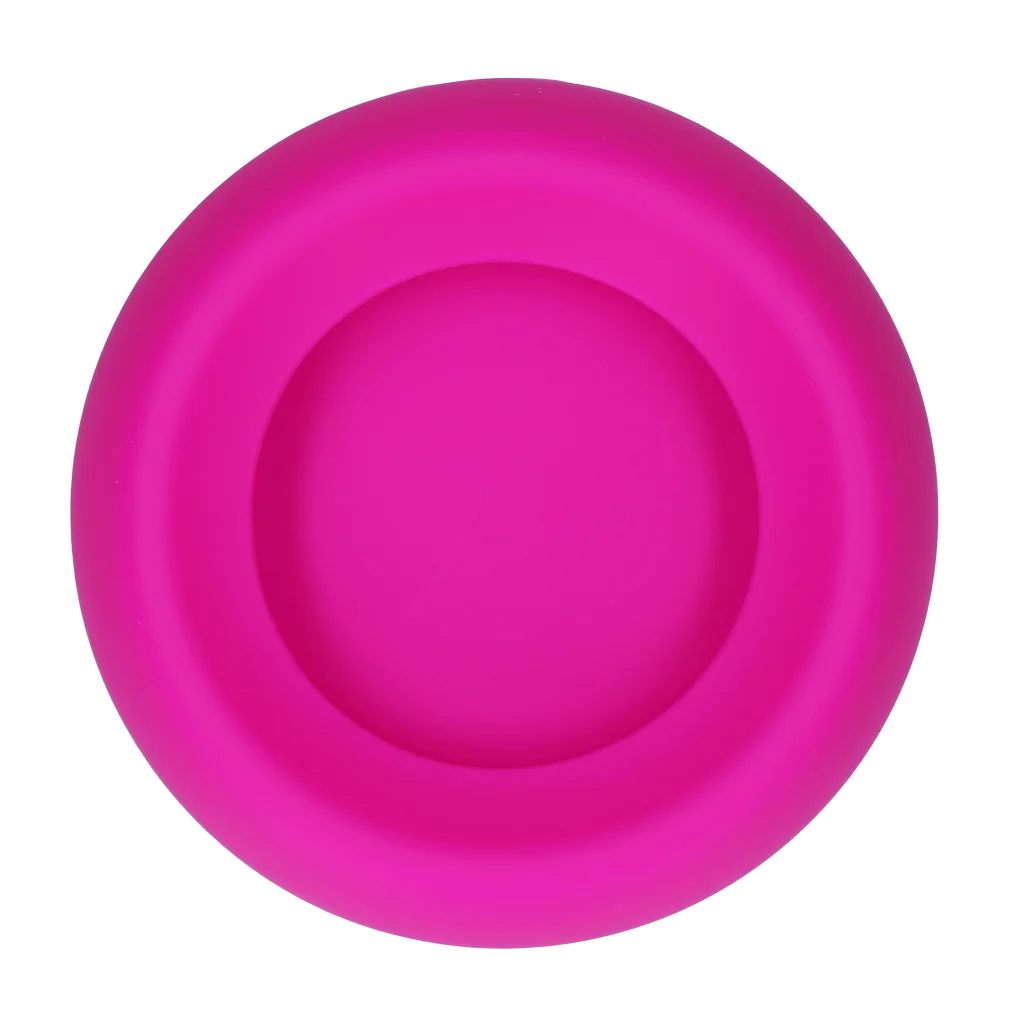 Ciotola per Cani in Silicone per Cibo e Acqua con Bordo Antisversamento, 300 ml Rosa – Excellent Pets No-Spill Bowl - immagine 2
