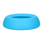 Ciotola per Cani in Silicone per Cibo e Acqua con Bordo Antisversamento, 800 ml Blu – Excellent Pets No-Spill Bowl - immagine 3