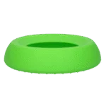 Ciotola per alimento e acqua per cani in silicone con bordo antispreco, 300 ml verde – Excellent Pets No-Spill Bowl - immagine 3