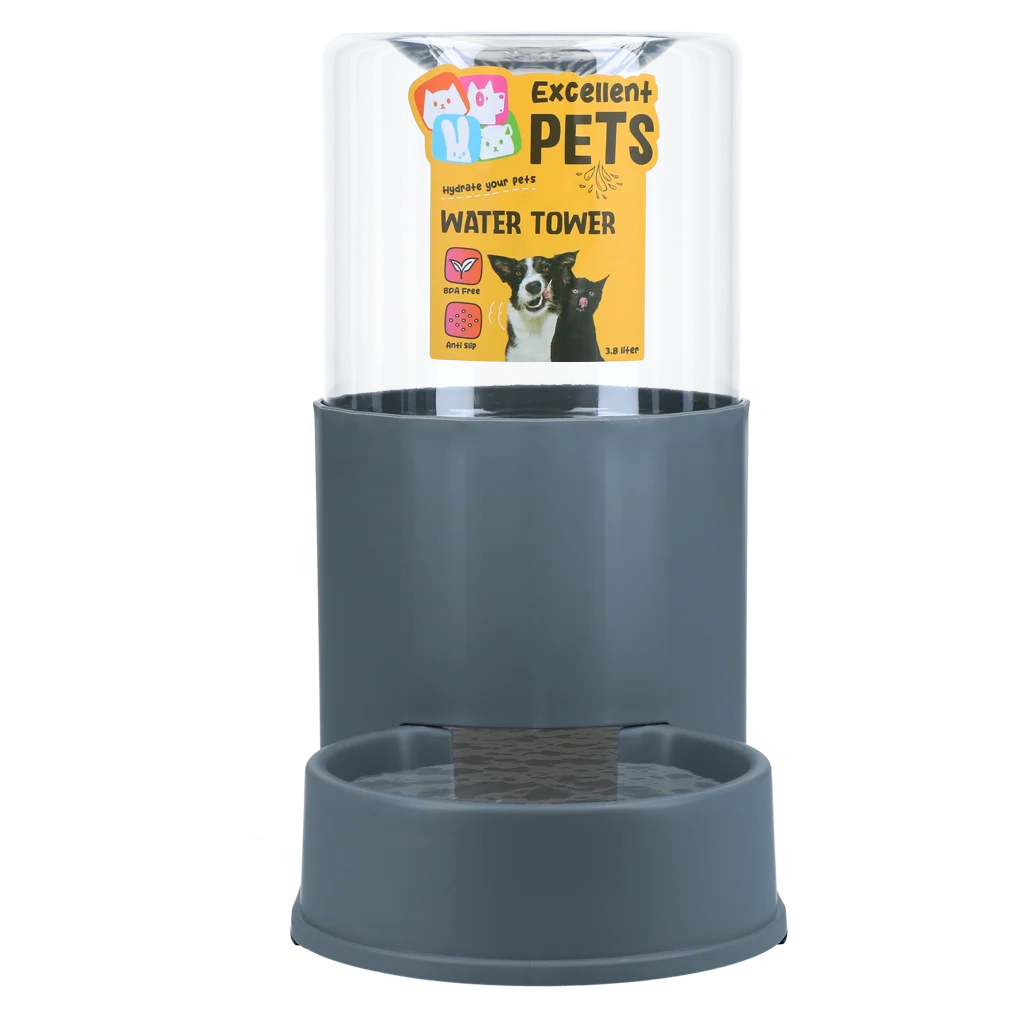 Torre dell’acqua con ciotola, 3,8 l – Excellent Pets Water Tower - immagine 2