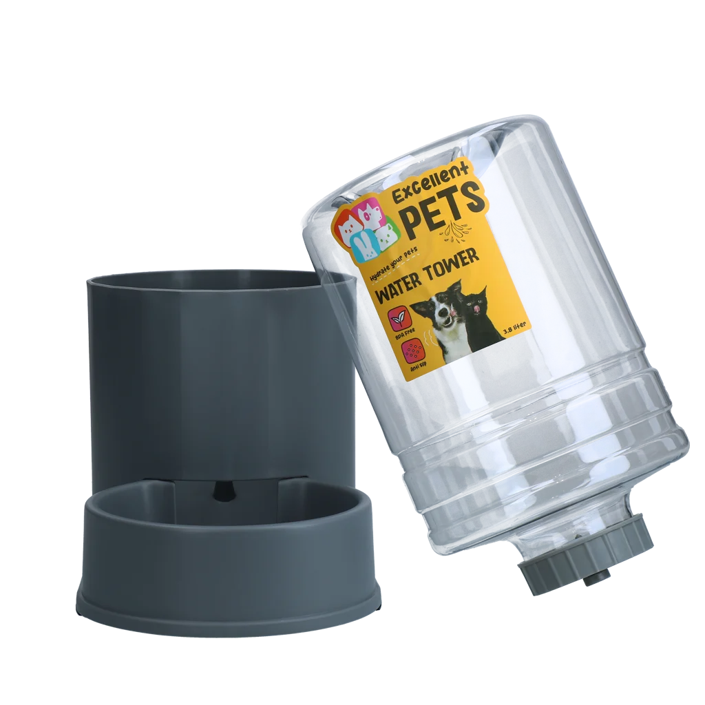 Torre dell’acqua con ciotola, 3,8 l – Excellent Pets Water Tower - immagine 3
