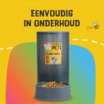 Distributore di mangime per cani e gatti con piedini antiscivolo, 2,3 kg – Excellent Pets Feeding Tower - immagine 4