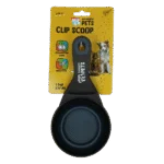 Paletta per mangime con clip di chiusura, 1 cup – Excellent Pets Clip Scoop