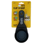 Paletta per alimenti con clip di chiusura, 0,5 cup – Excellent Pets Clip Scoop
